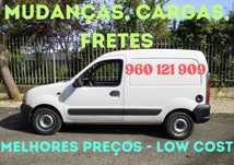 Pequenas Mudanças, transporte de cargas, fretes Carrinha com motorista
