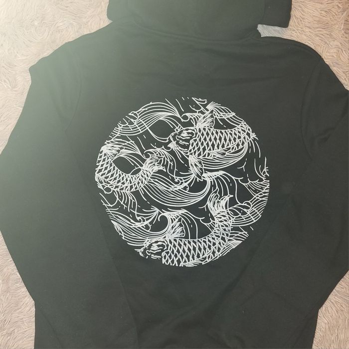 Czarna japońska bluza