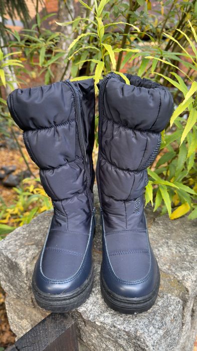 Зимние ботинки дутики на девочку том.м высокие дуті чоботи на дівчинку