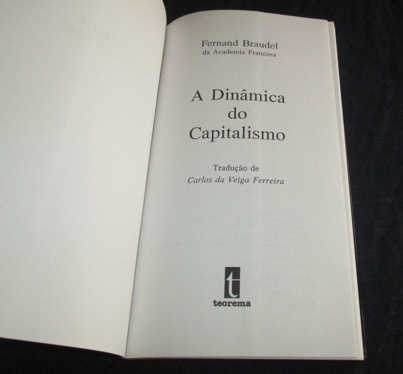 Livro A Dinâmica do Capitalismo Fernand Braudel