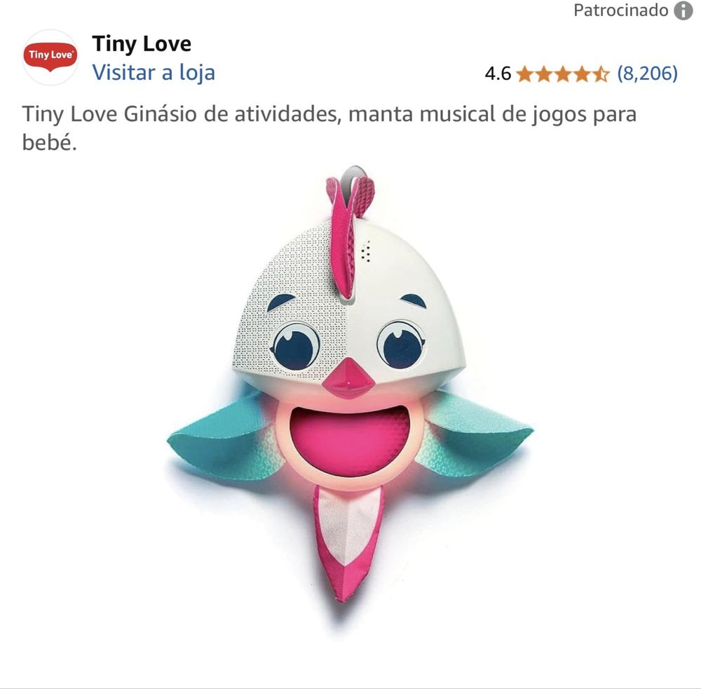 Ginasio bebe tiny love