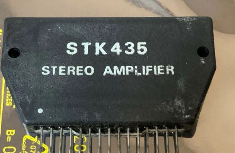 Stk435 integrado sanyo amplificador