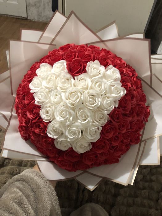 букет з мильної 101 троянди