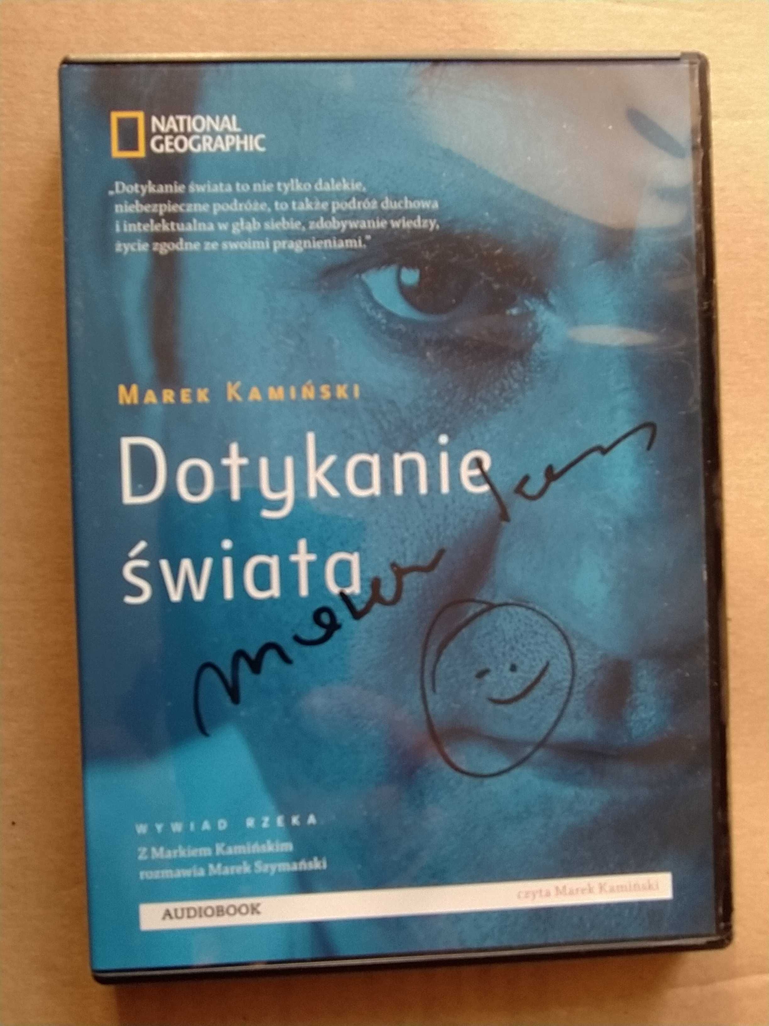 Marek Kamiński-Dotykanie świata, audiobook cd audio, z autografem