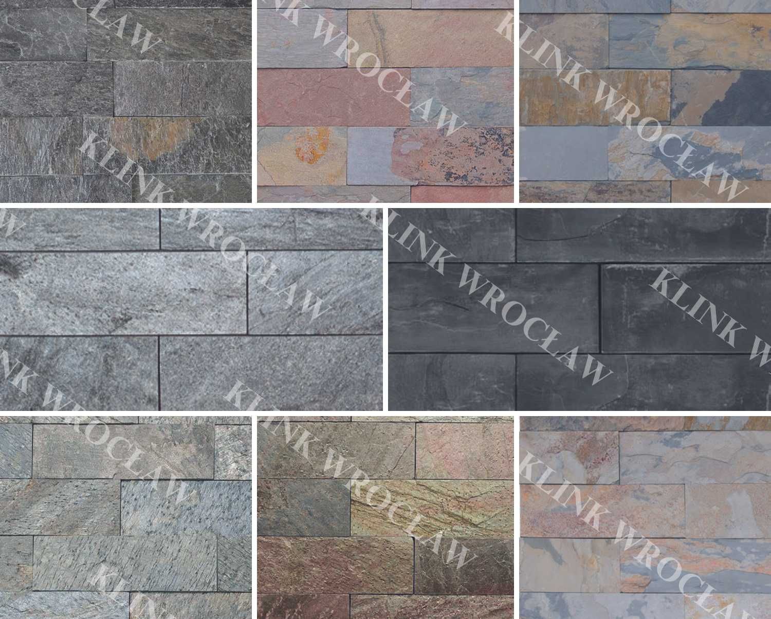 BLACK SLATE - Kamień naturalny na elewacje i ścianki dekoracyjne 30x10