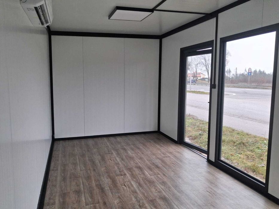 Pawilon/Kontener Handlowy Biurowy całoroczny 6x3