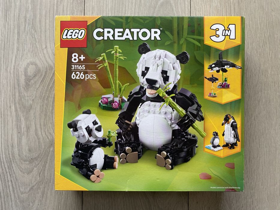 Nowe LEGO 31165 Creator 3w1 - Dzikie zwierzęta: rodzina pand