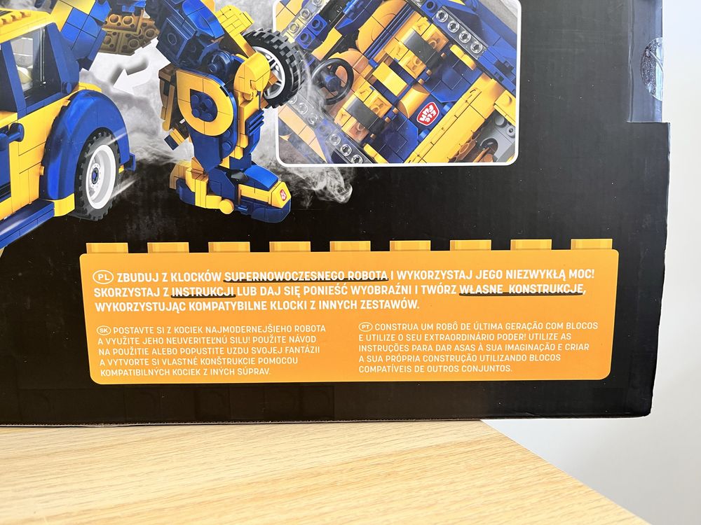 Klocki Elefun - Transformax 2w1 transformers samochód i robot 1238 el