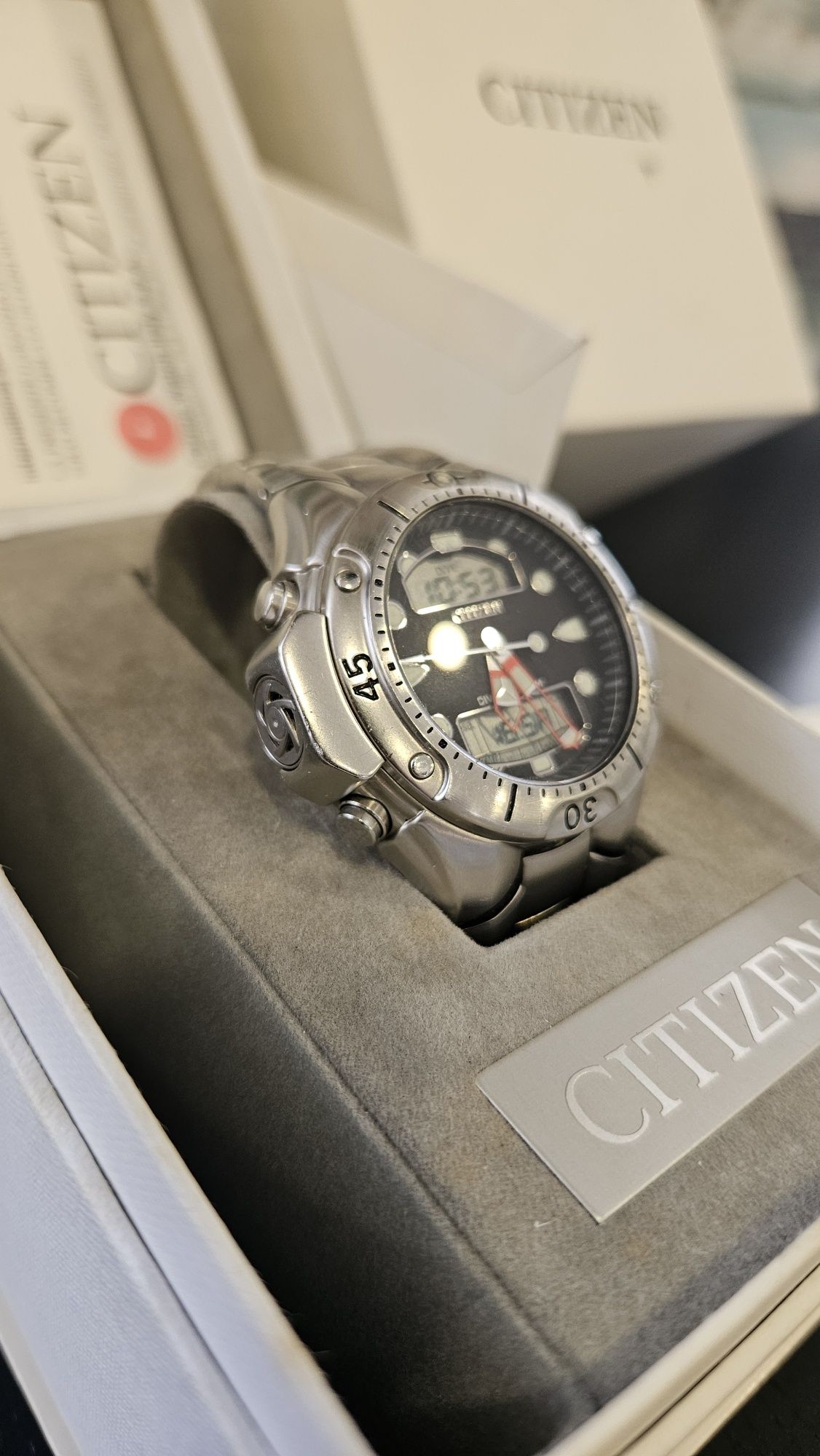 Citizen JP1060 Aqualand Promaster – Completo e em Estado Impecável