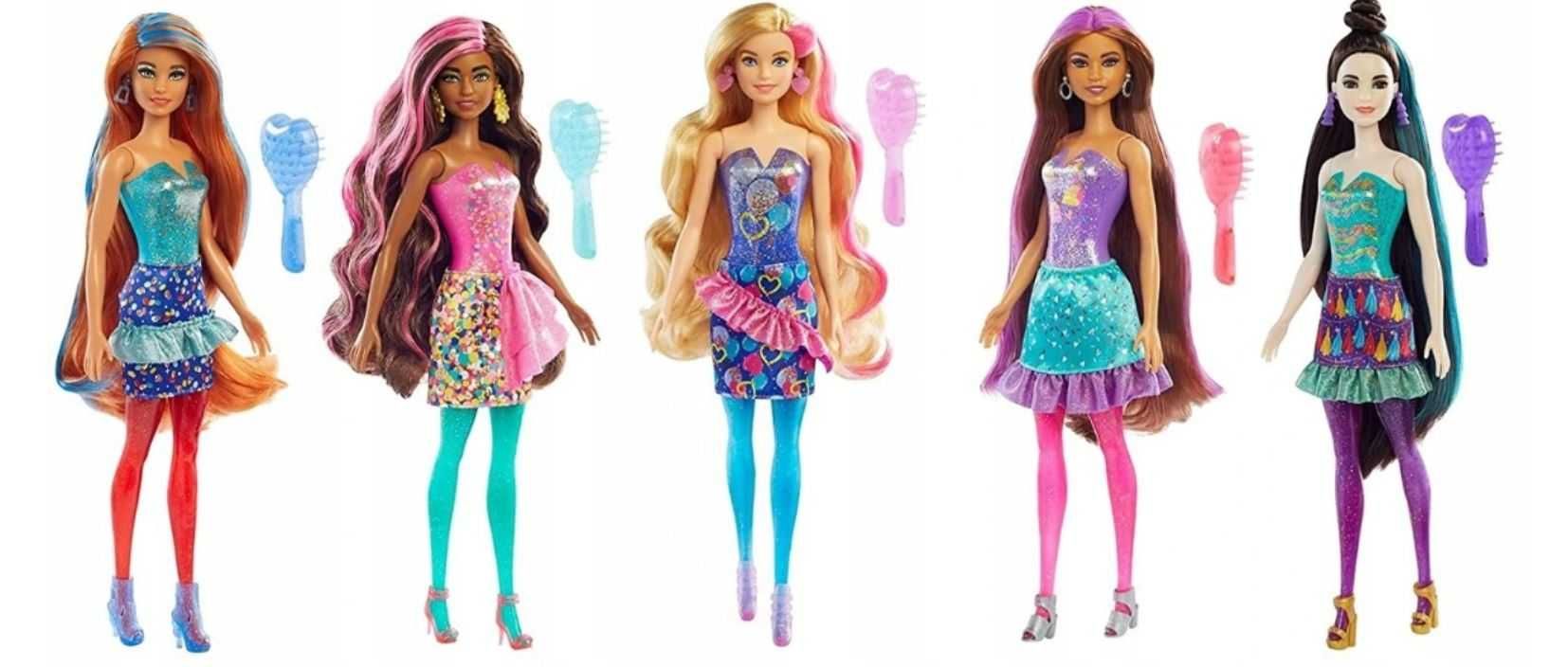 Barbie Color Reveal Lalka Imprezowa niespodzianka.