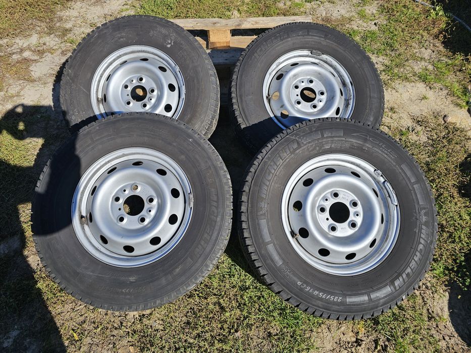 4x Koła Fiat Ducato 5x130 16" z oponami letnimi 225 75 r16CP Michelin