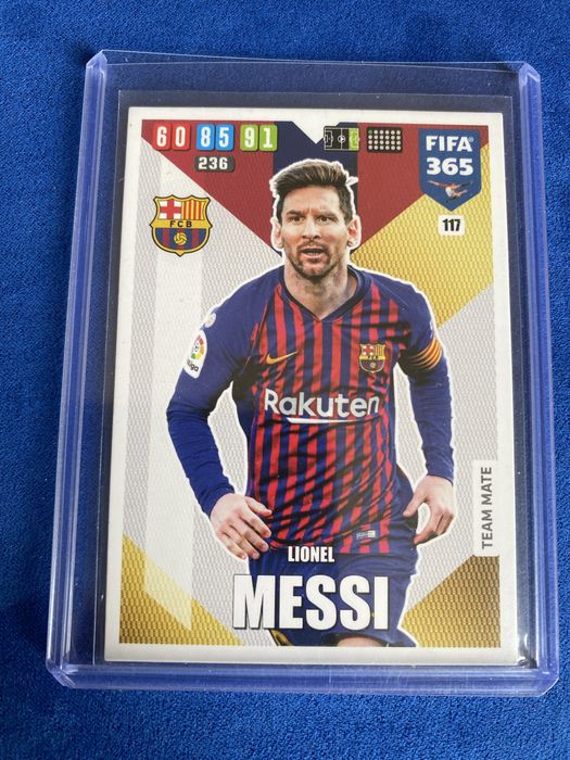Carta Lionel Messi Captain Uefa Champions League Topps Fc Barcelona