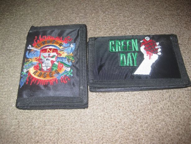 2 Carteiras Novas dos Guns n`Roses e Green Day