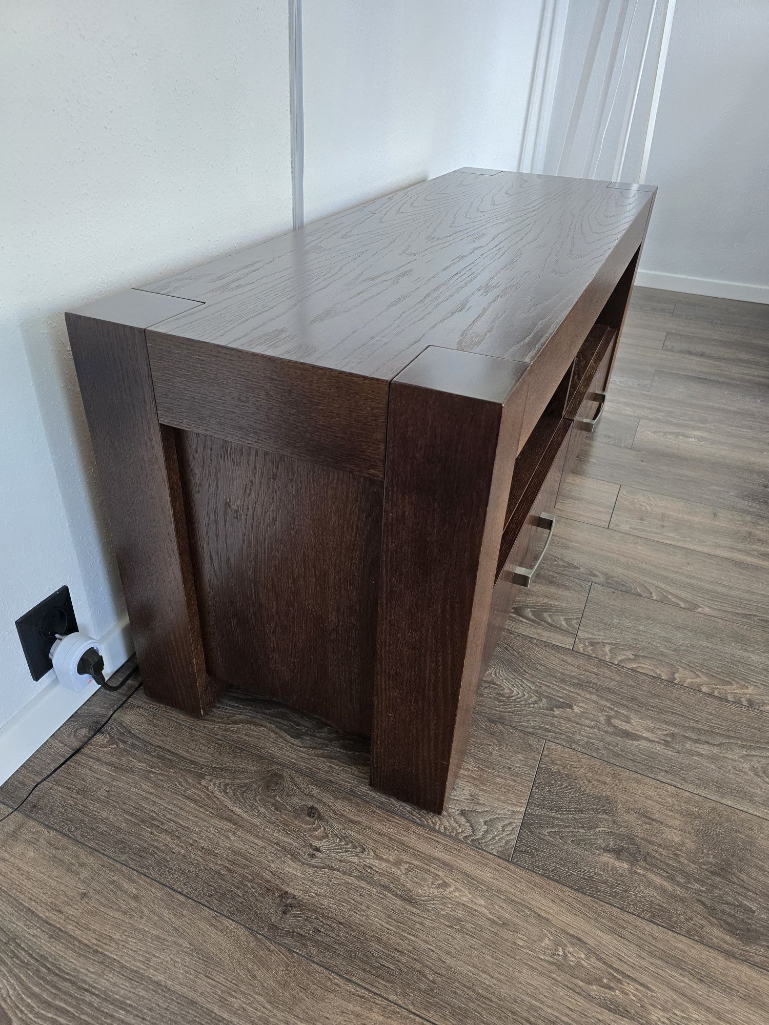 Szafka rtv Barcelona 130cm, kolor ala wenge, solidny mebel.