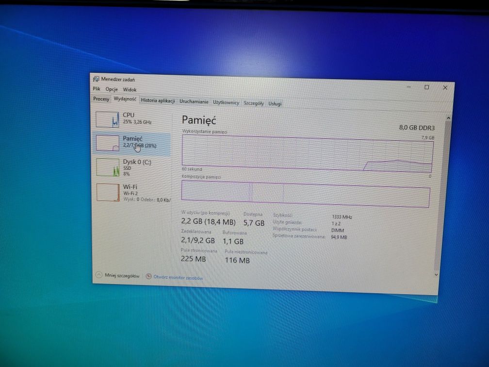 Komputer All in One Dell Vostro 360 Intel i3 8GB ssd 240GB