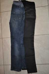 Spodnie ciążowe, jeansy ciążowe rozm. 38/40 M/L 2 pary razem