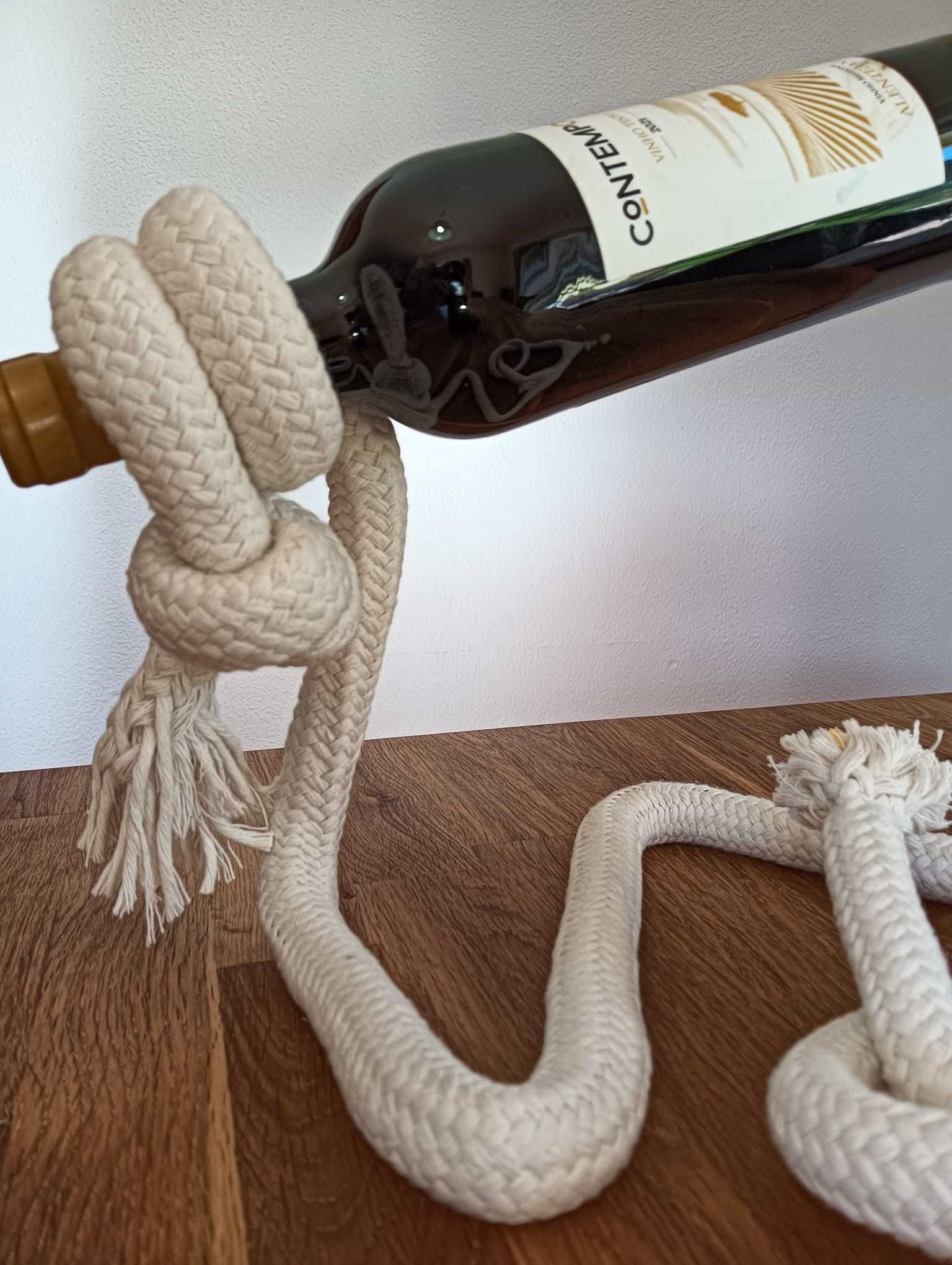 SUPORTE MAGICO PARA GARRAFAS DE VINHO #MAGIC WINE BOTTLE ROPE#