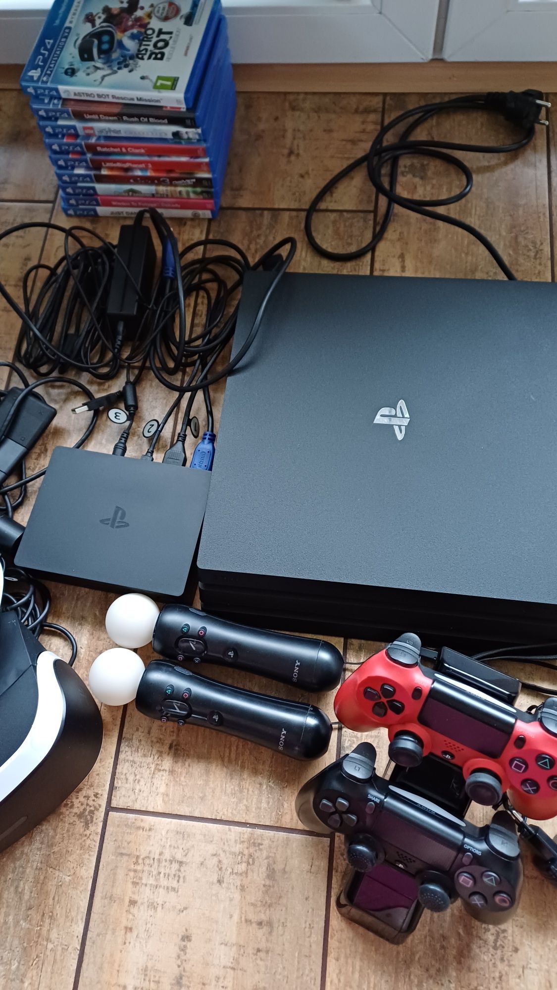 PS4 +Vr zestaw +gry