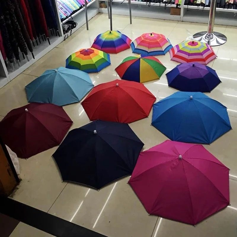 Chapeu de chuva de cabeça