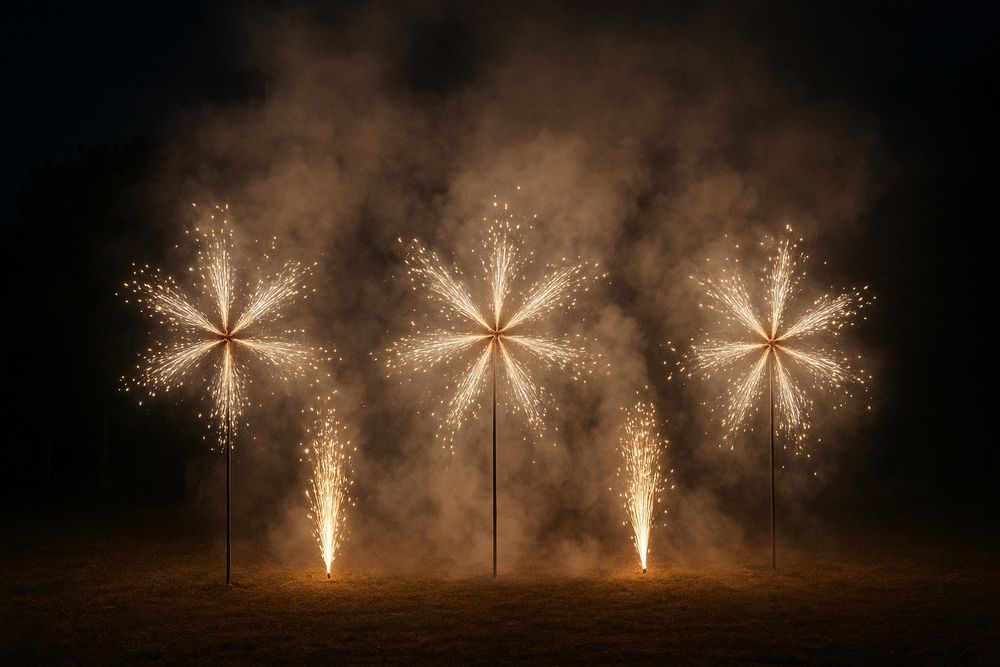 Ciężki dym, fontanny iskier i inne atrakcje