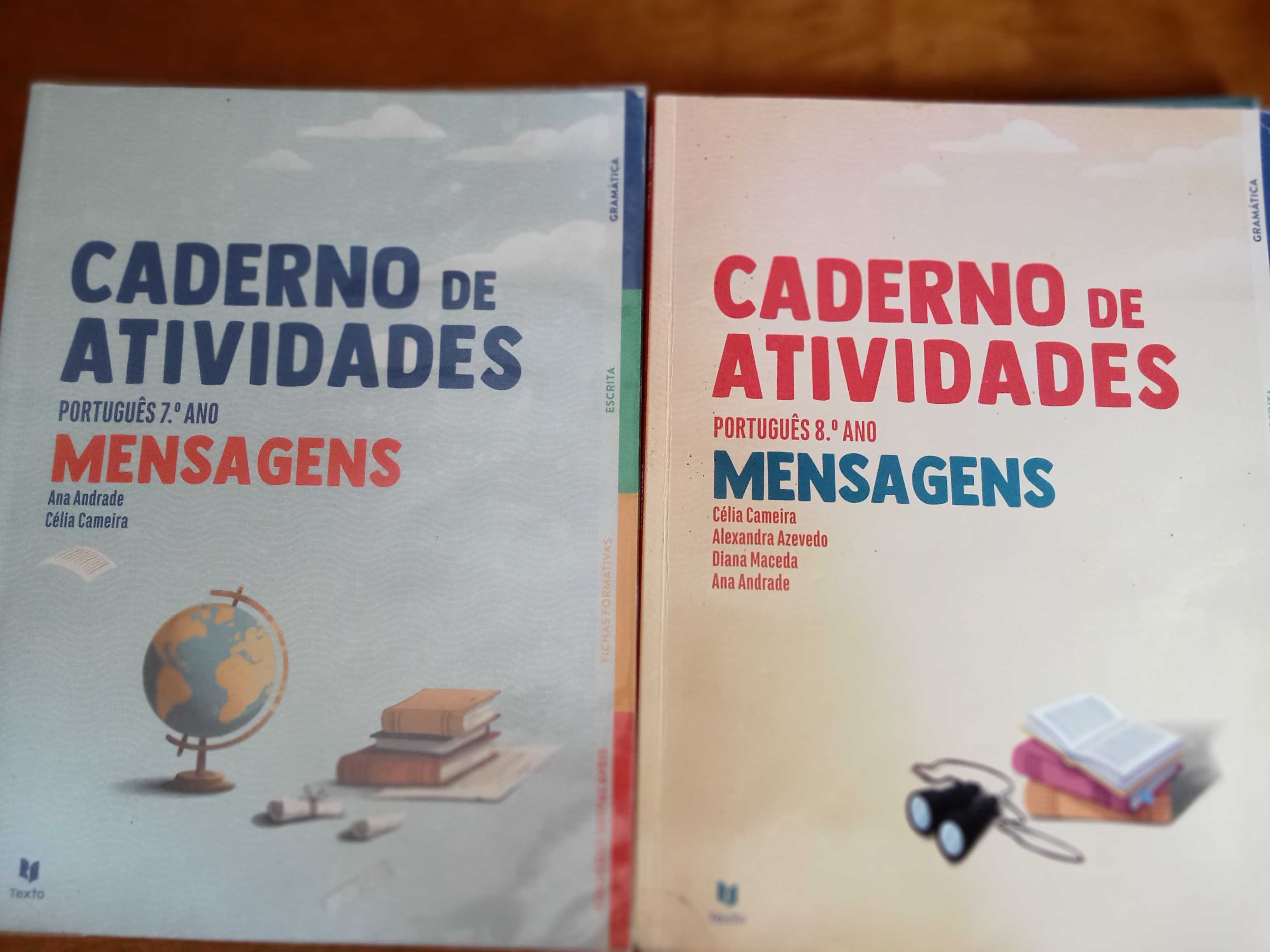 Cadernos atividades 7, 8 e 9 anos