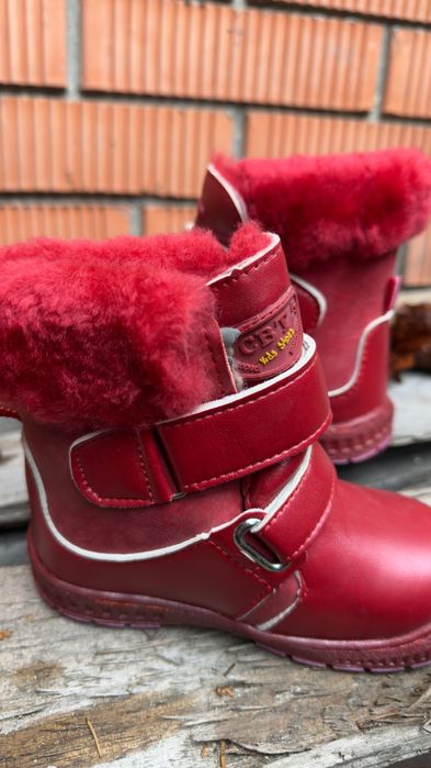25р теплі зимні черевички чоботи на дівчинку зимние ботинки на девочку