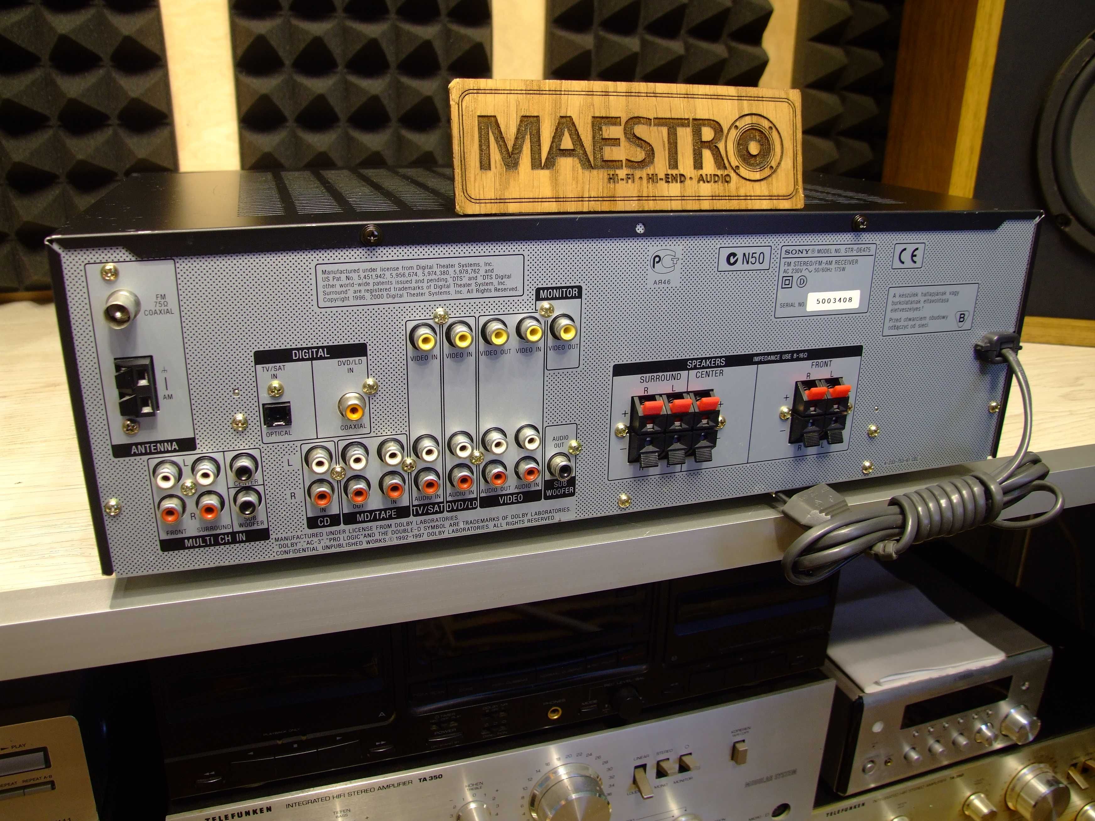 Ресівер Sony STR-DE475. 5х80. 8-16 Ом. Без передплати