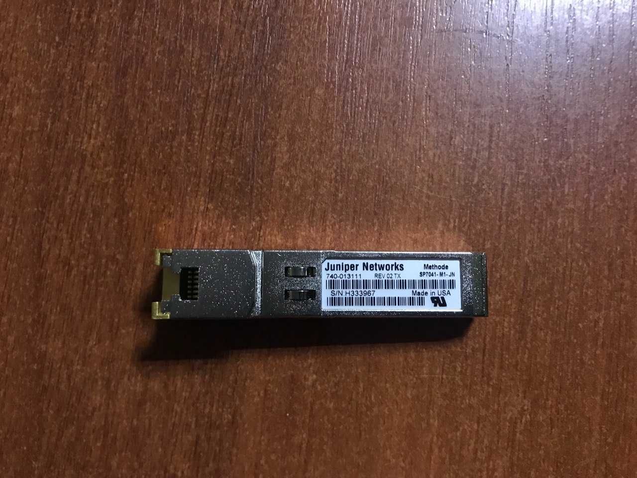 Модуль SFP Copper Juniper 1G SFP-1GE-T SFP to RJ45 Gigabit Transceiver