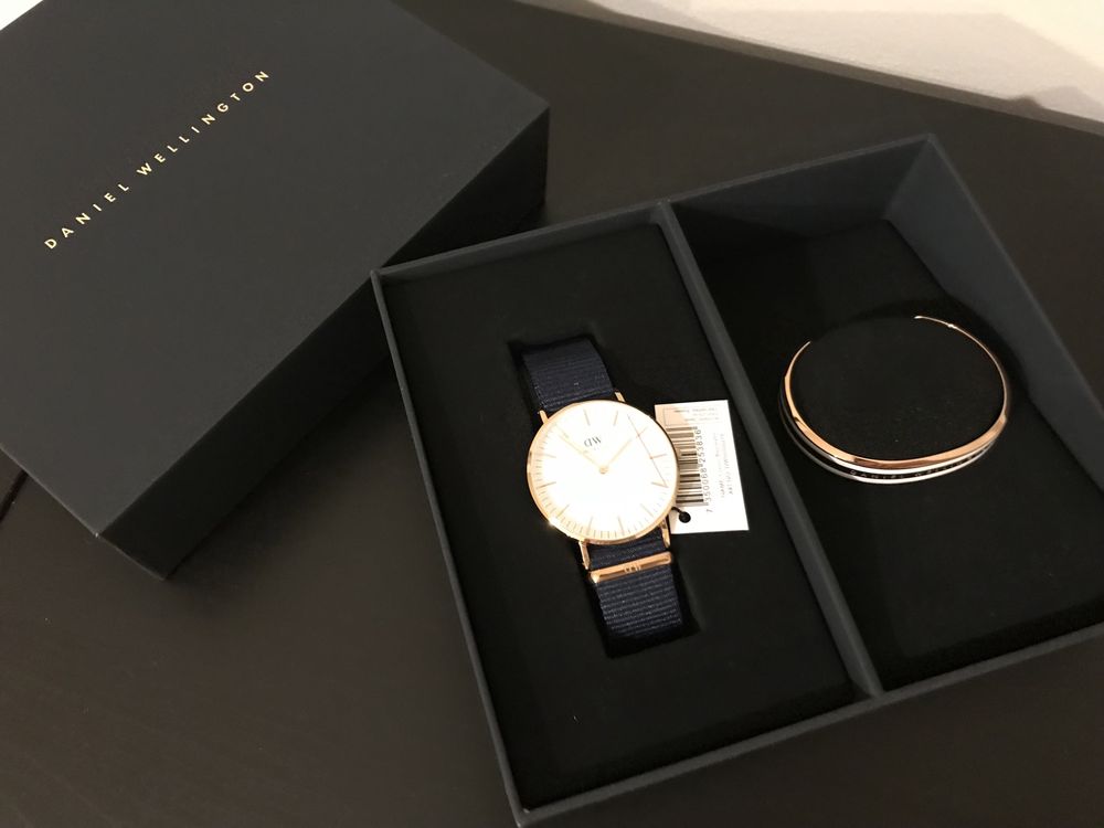 Daniel Wellington zestaw zegarek bransoletka