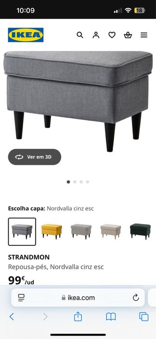 Cadeirão e pousa pés
