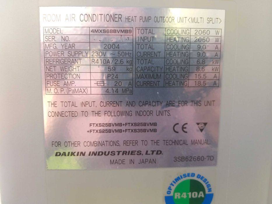 Инверторная мультисплит система Daikin 4MXS‼️ Кондиционер дайкин