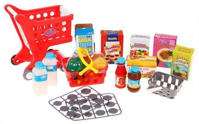 20W1 sklep SUPER MARKET Kasa Fiskalna Sklepowa Wózek