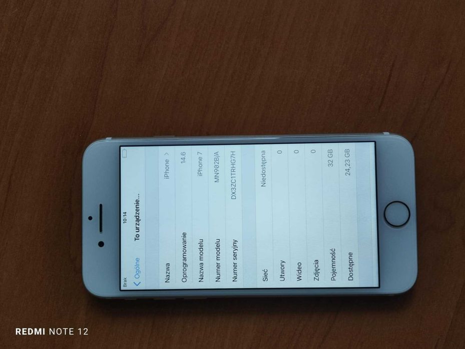 Iphone 7 bialo-zloty 32Gb