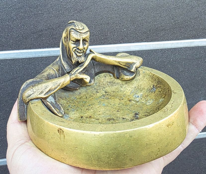 Popielniczka, Wizytownik - Mefisto, Mephisto, Brąz