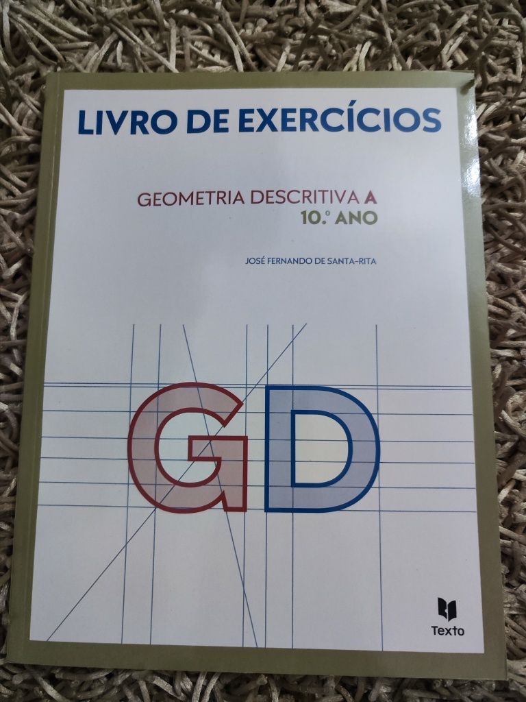 Livro de exercícios: "Geometria Descritiva A" do 10° ano