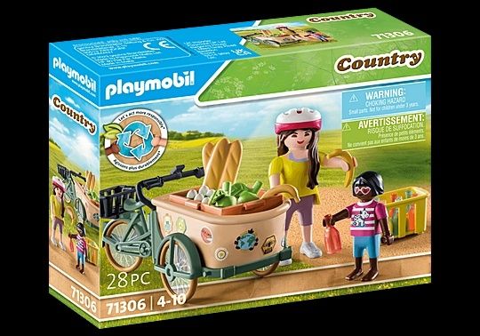 Playmobil bicicleta de carga com figuras - Novo