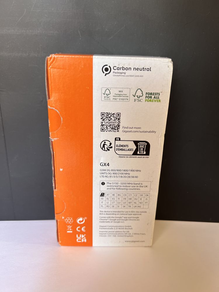 Смартфон Gigaset GX4 4/64GB Black (S30853H1531R111)