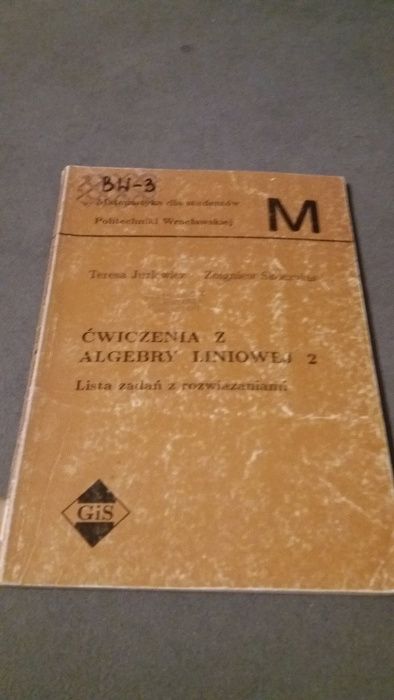 Ćwiczenia z algebry liniowej 2 Julewicz Skoczylas