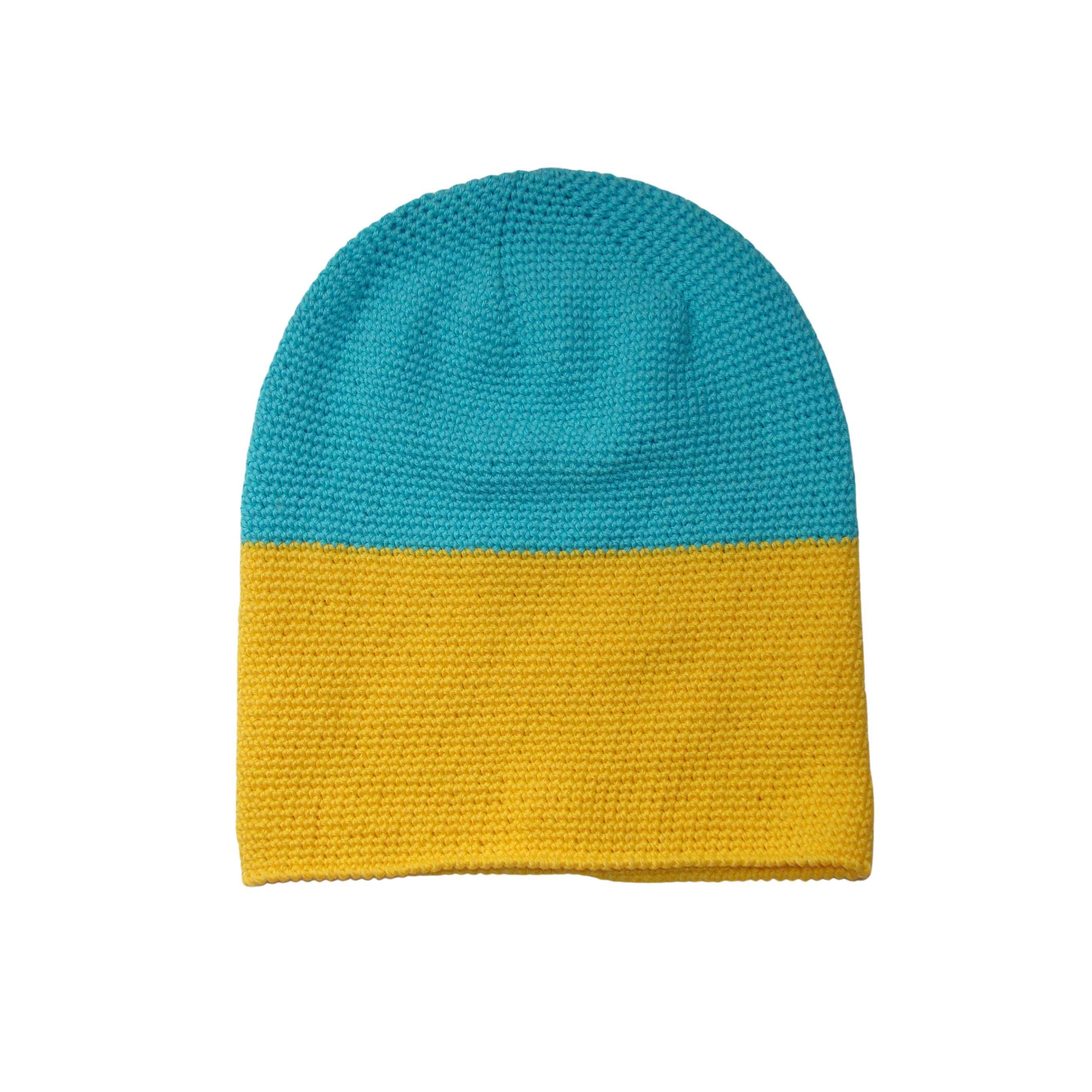 Czapka beanie merino ręcznie robiona