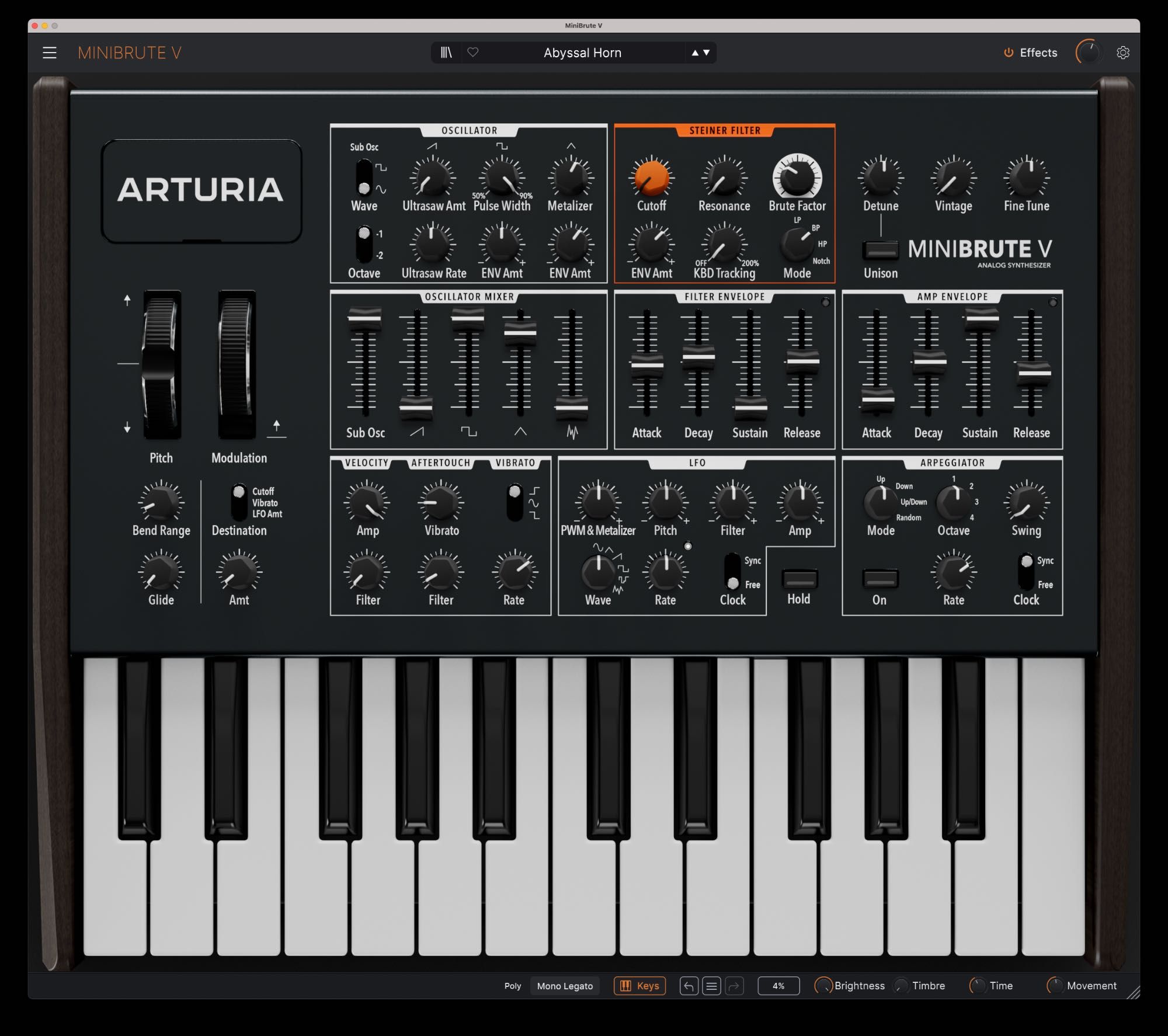 Pakiet 2 syntezatorów software'owych Arturia: Synth X oraz Minibrute V