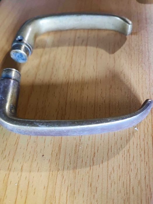 Stare mosiężne klamki,klamka do drzwi,cena za całość