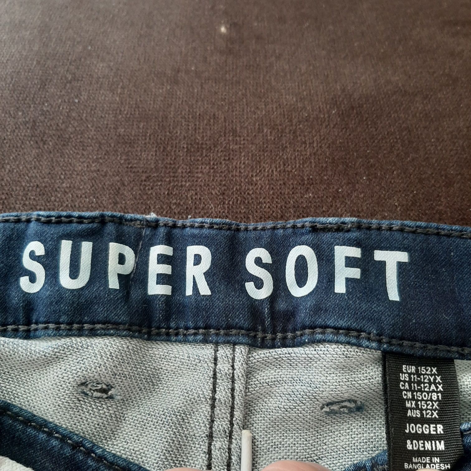 Jeans h&m 152 chłopięce super soft