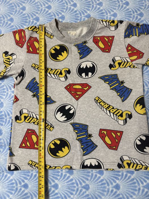 Утеплена піжама бетмен реглан штани пижама