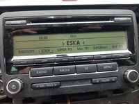 Radio VW RCD310 ekran niebieski, przyciski czerwone