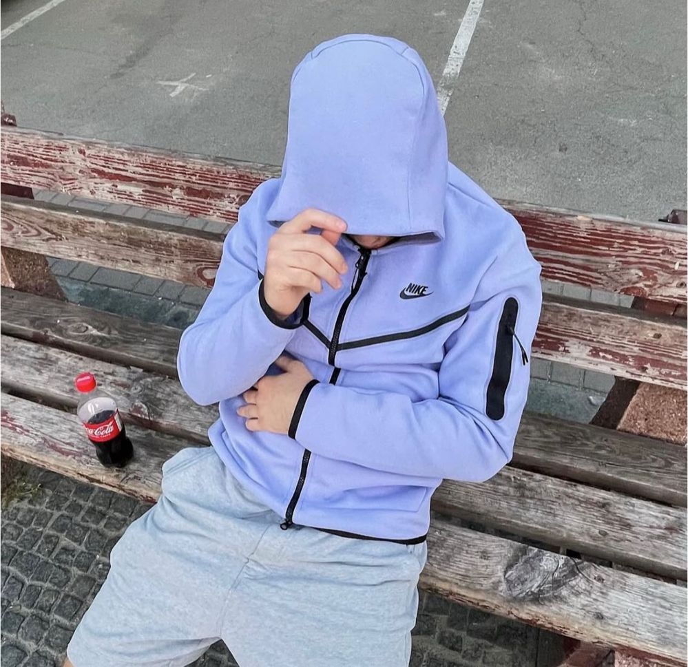 ОРИГІНАЛ | Кофта зіп-худі Nike Tech Fleece CU4489-569 зипка найк теч