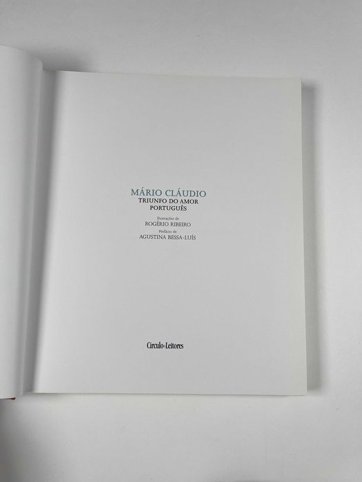 Triunfo do Amor Português Mário Cláudio Prémio Pessoa 2004