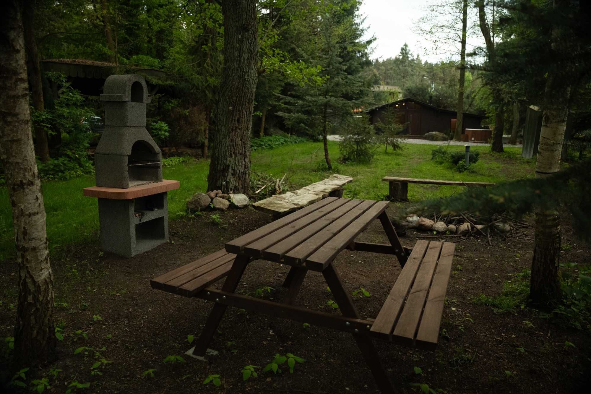 Domek z jacuzzi całoroczny