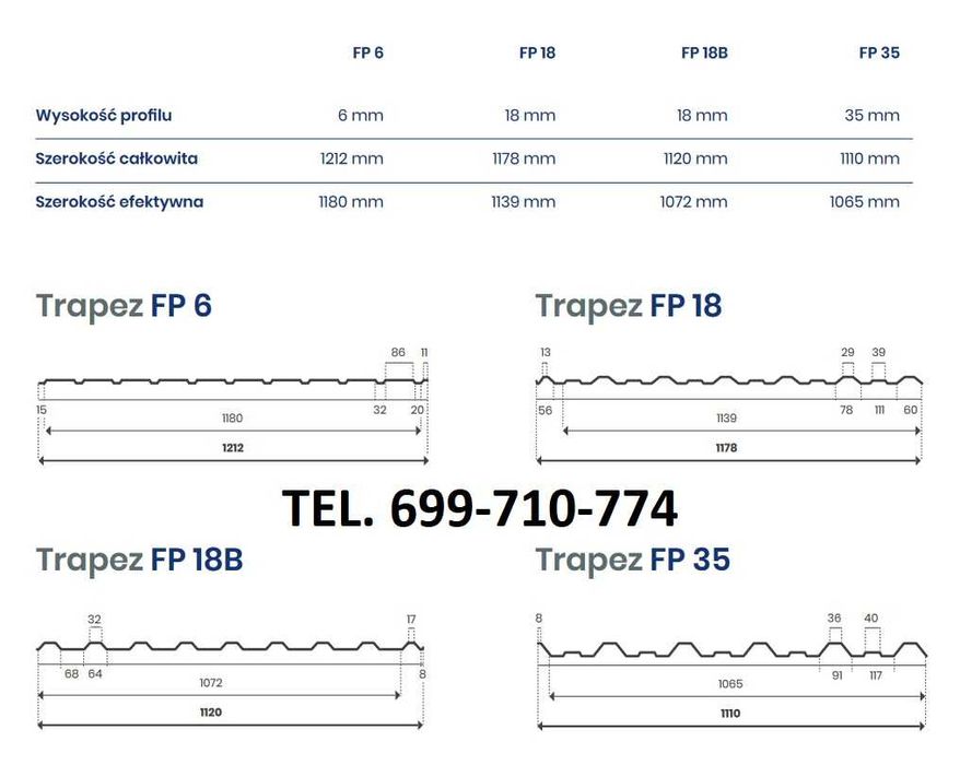 Blacha trapezowa T8 T14 Trapez T18 Trapezy T35 Mat Połysk Częstochowa