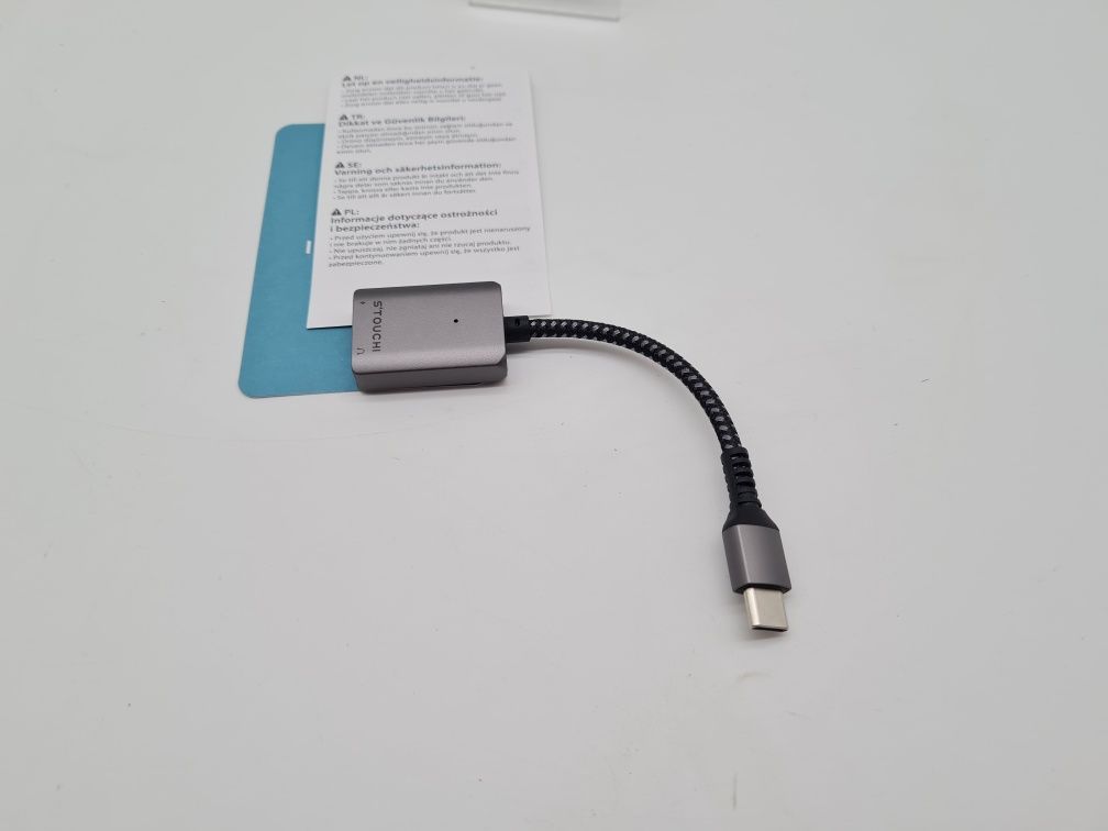 Adapter słuchawkowy USB-C Jack 3,5mm 2w1