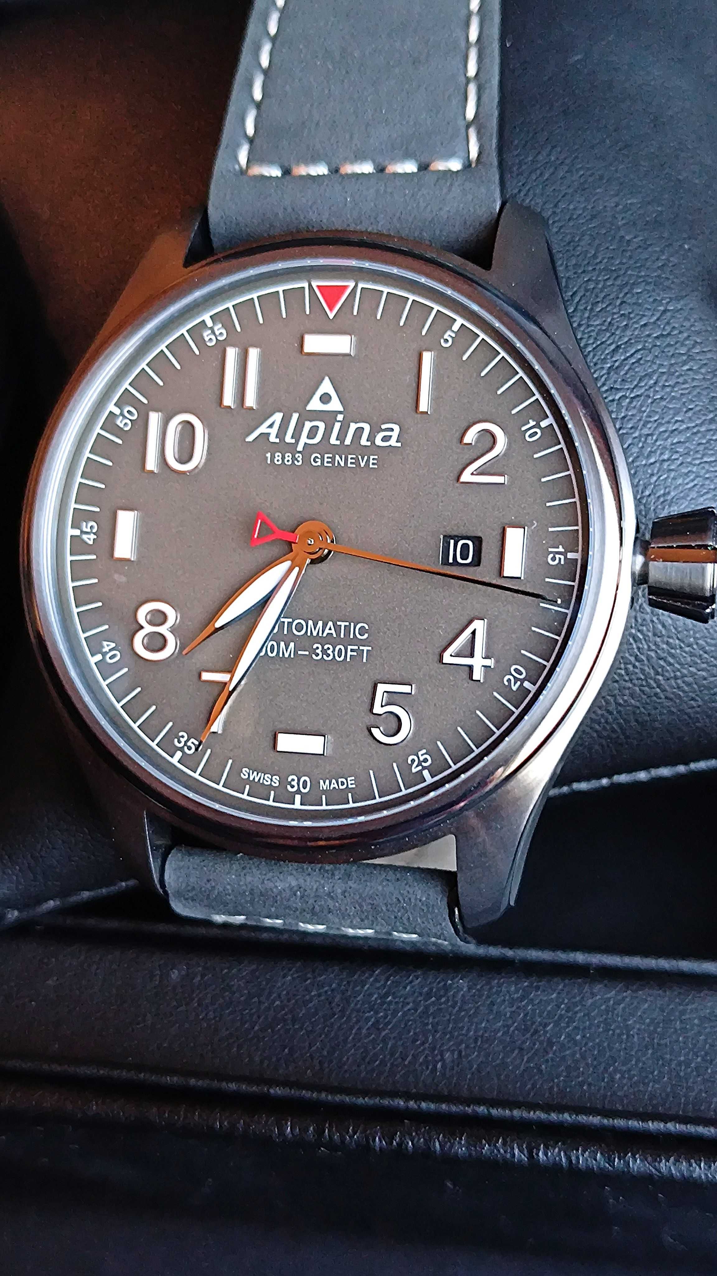 NOWY Szwajcarski Zegarek ALPINA Startimer Pilot AL-525G4TS6 Automat